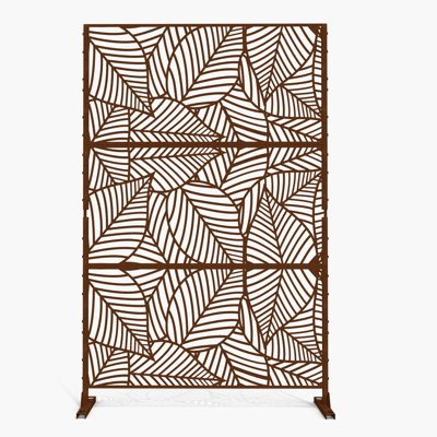 Panneau d'intimité en métal avec motif 4 pi. Stanaford