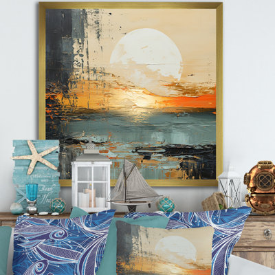" Modern Coastal Mystic Sunrise I "