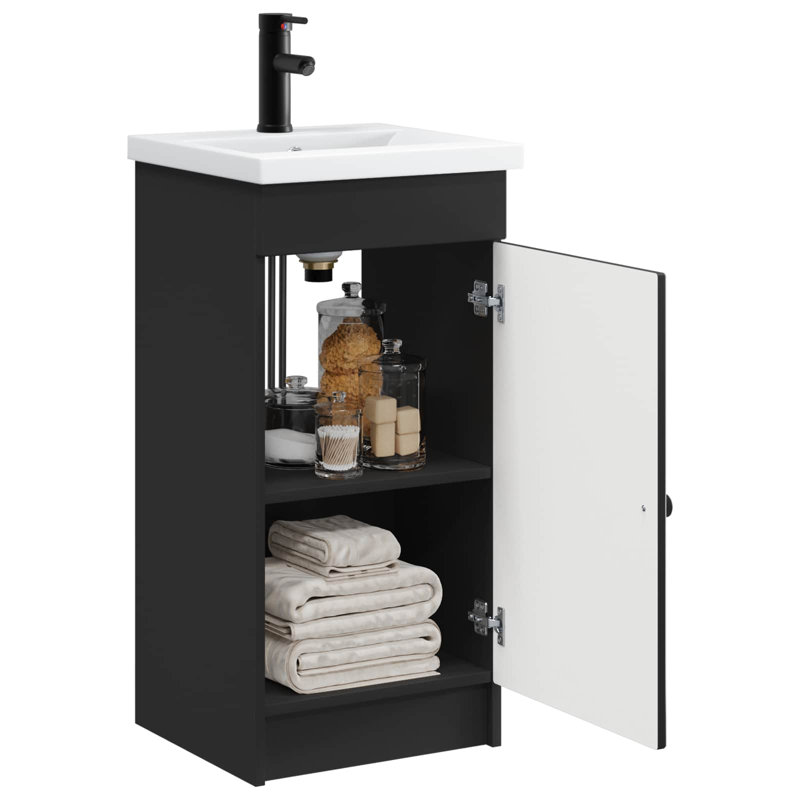 420 mm Bathroom Vanity, Black