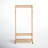 Liev 30.7'' Bamboo Rolling Clothing Rack-1102326724
