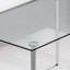 Ensemble de table et de chaises. Table de salle à manger en verre, ensemble de chaises, chaises et 1 table Dimensions de la table: l 51 po x P 31,5 po x H 30 po