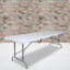 Table pour événements pliable réglable en plastique 8 'avec poignée de transport Parker