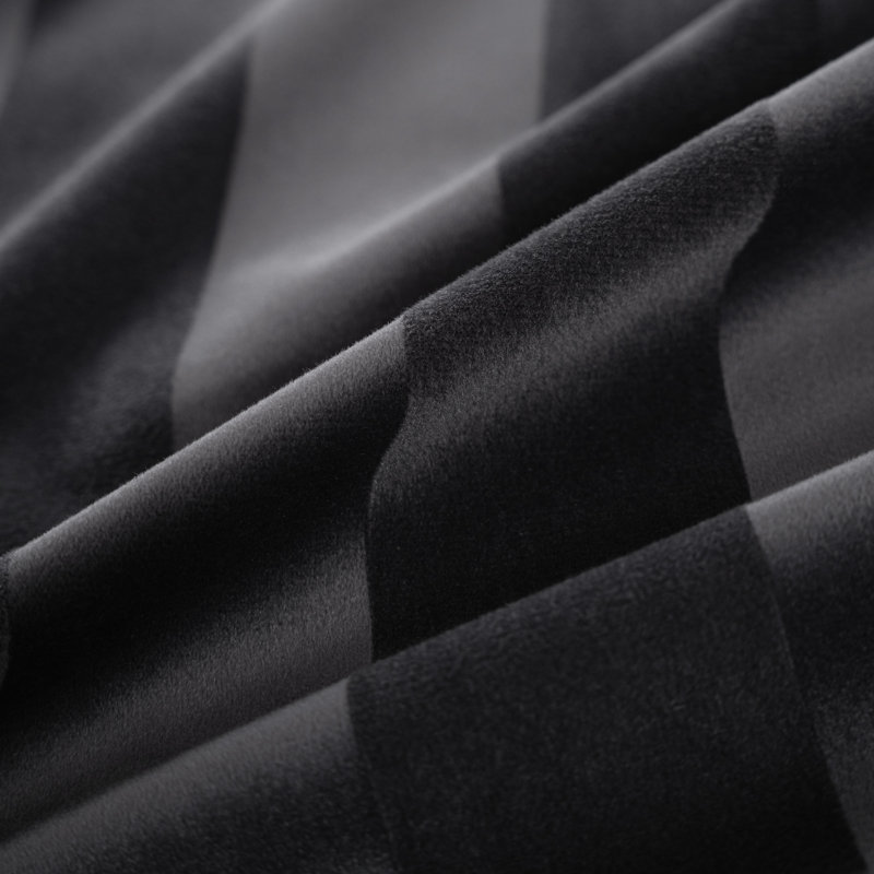 Velvet Standard Striped Duvet Cover, King Duvet Cover + 2 Pillow Sham