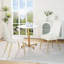 Chaise d'appoint rembourrée en velours-465854139