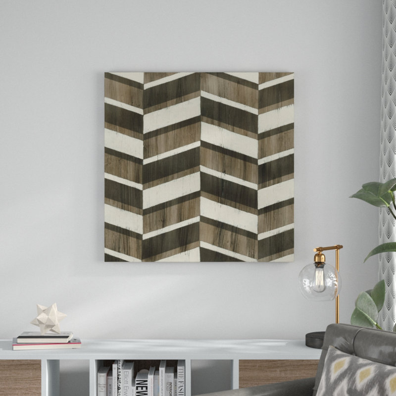 «Driftwood Geometric VII», impression sur toile, H 36 po x l 36 po