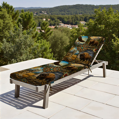  Coussin de patio pour l'extérieur 3 po avec coussin de bison et bison