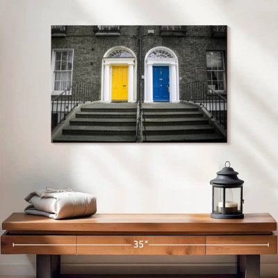Lilie Yellow and Blue Doors