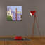  «Bucolique Structure 4» par Carol Young, art mural sur toile, 26 po x 26 po