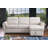 Hugo 97"W  Chenille Reversible Sleeper Sectional Sofa Chaise With USB Charger