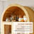 71’’ Arched Kitchen Pantry Storage Cabinet