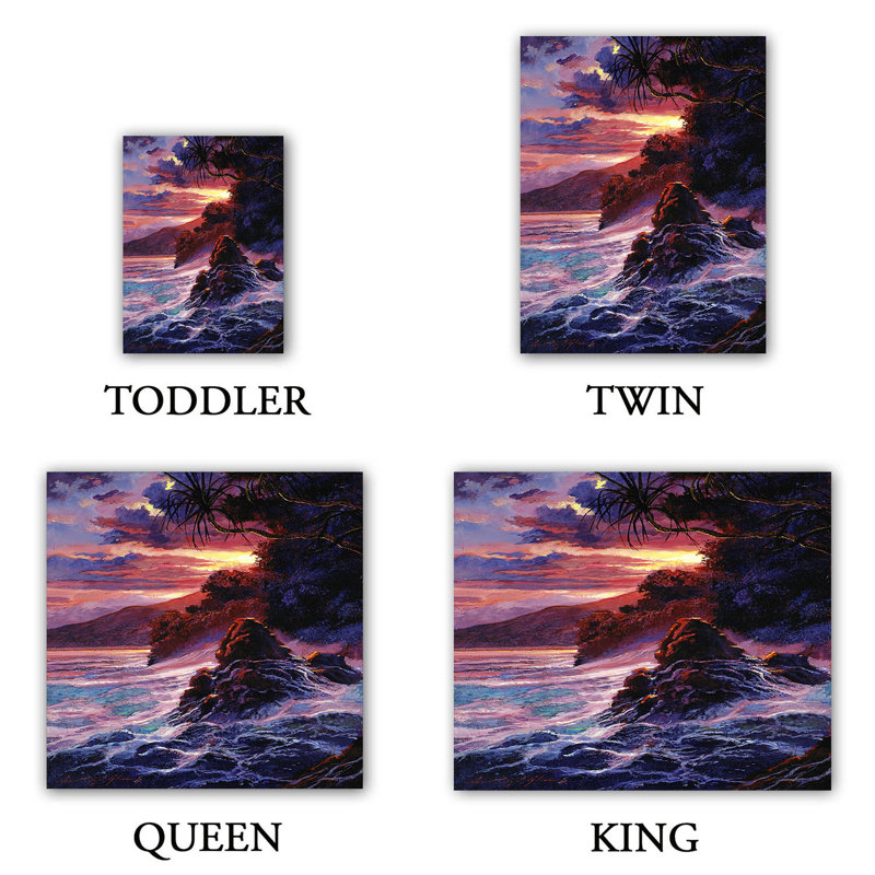 Ensemble de housse de couette en microfibre DiaNoche par David Lloyd Glover - Hawaiian Sunset