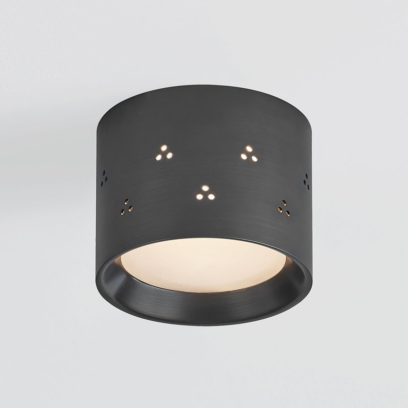 Edisto Flush Mount in Distressed Bronze by Cortney Bishop, Bronze