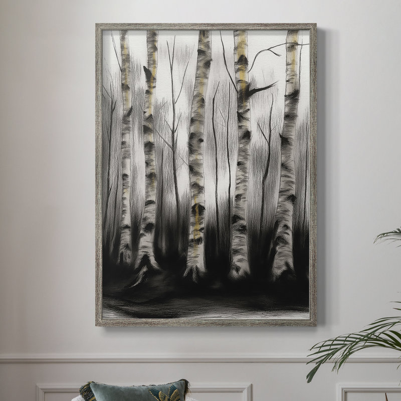 «LANDSCAPES Series XV», reproduction encadrée - bois massif, H 11 po x l 9 po