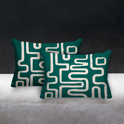 Joni Squiggles Indoor/Outdoor Square Pillow