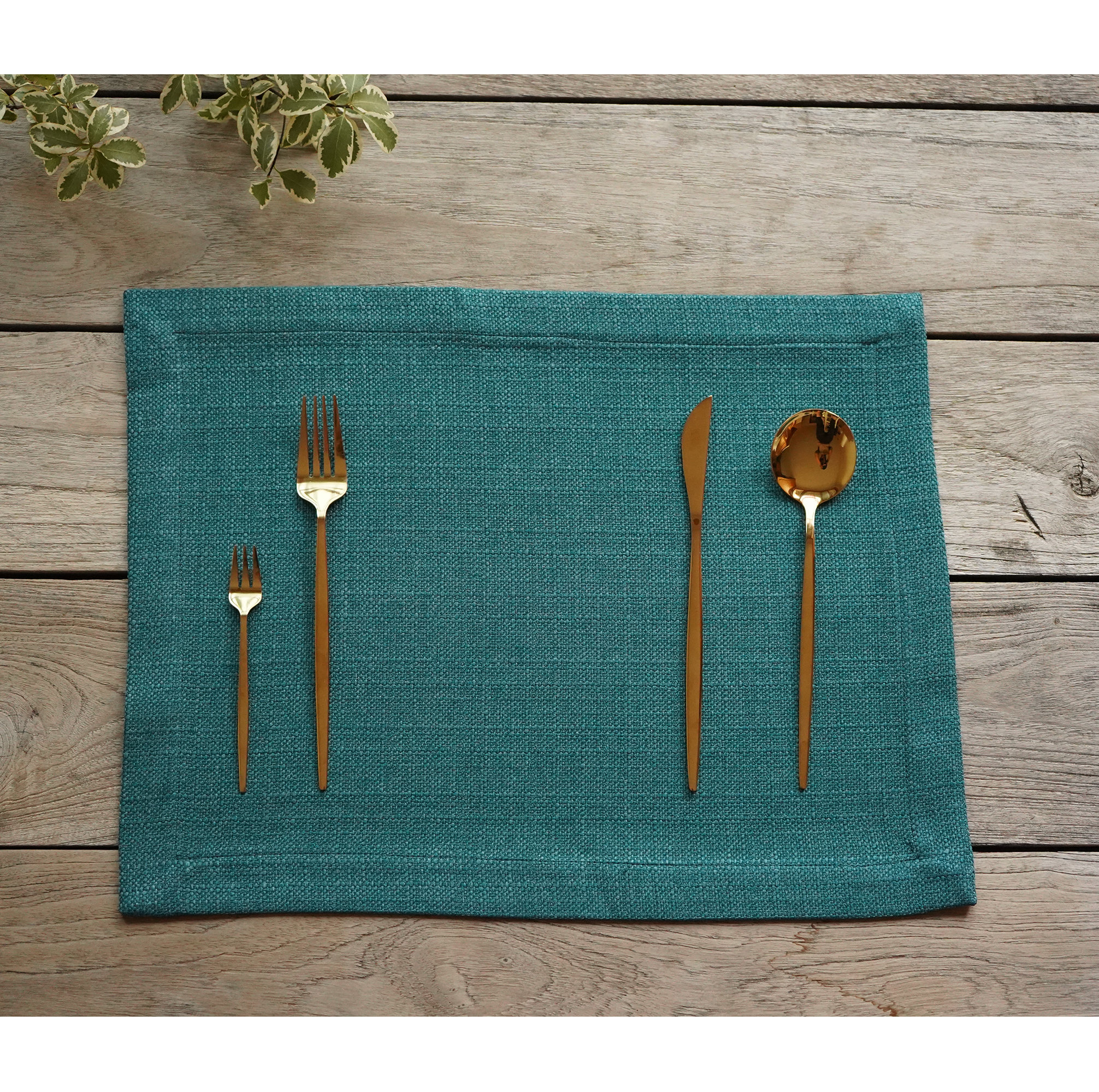 Gracie Oaks Galanga Stain Resistant Fabric Placemat & Reviews | Wayfair