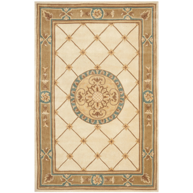 Tapis oriental en laine touffeté à la main Naples, Rectangle 4 pi x 6 pi