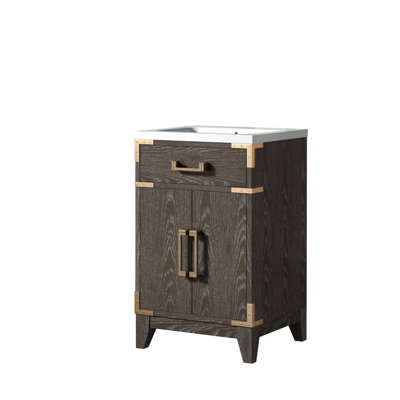 Meuble-lavabo simple avec plateau en acrylique