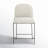 Laina Upholstered Counter Stool with Metal Frame-238255265-238255266