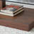 43.7" L X 27.6" W 2-tier Rectangular Glass Top Coffee Table For Living Room-578412386