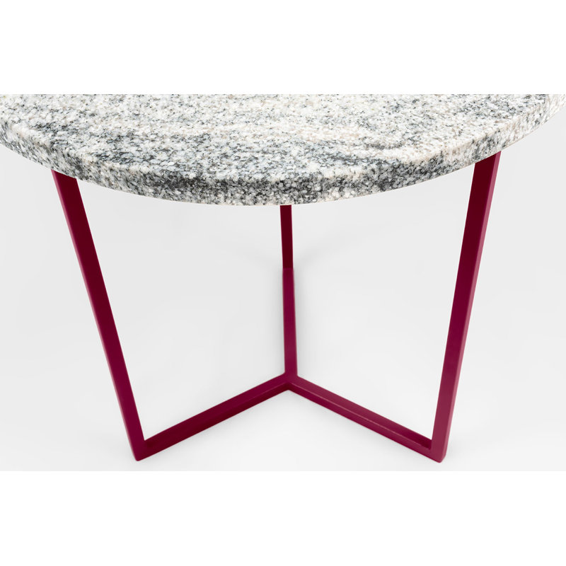 Drake Frame End Table, Red