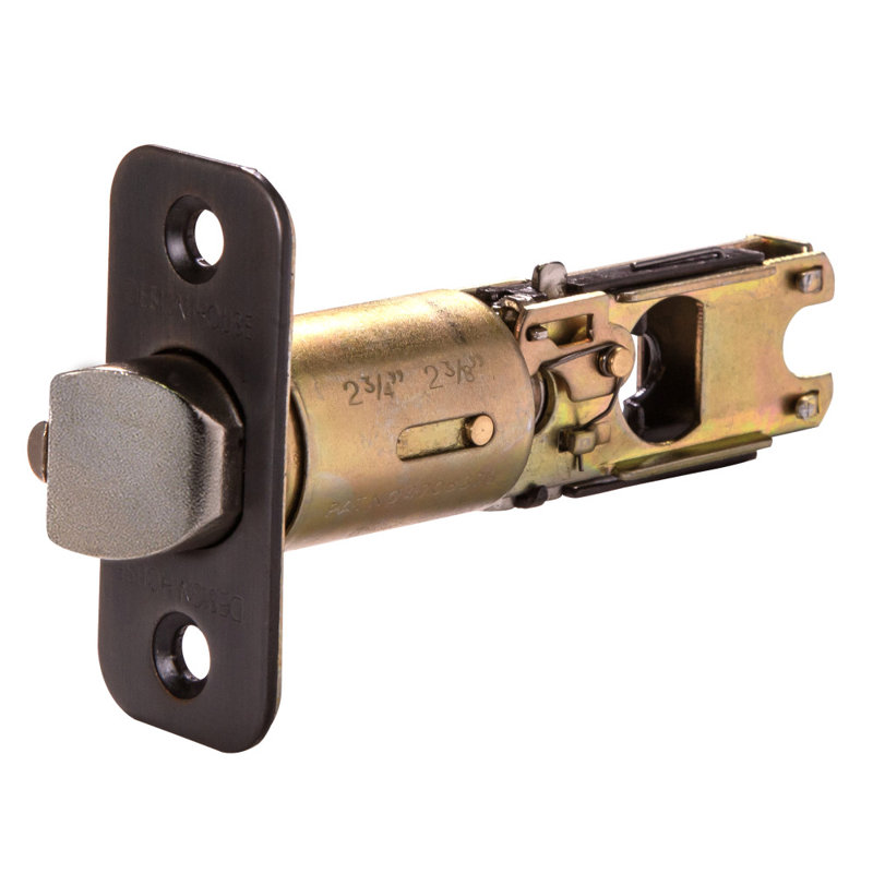 2-Way Adjustable Entry Round Corner Latch, Oil Rubbed Bronze