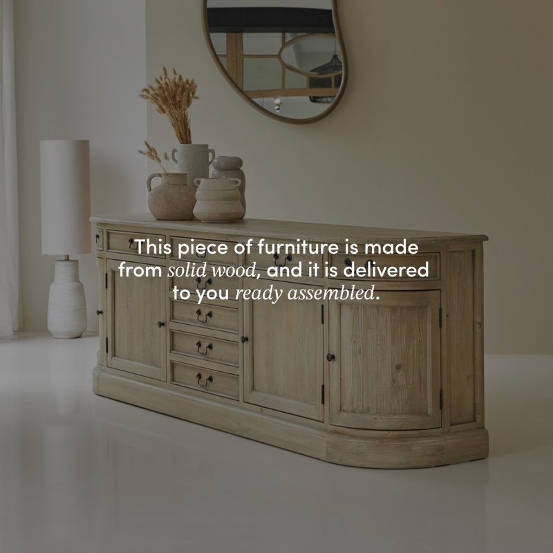 Celeste 88.58'' Solid Wood Sideboard