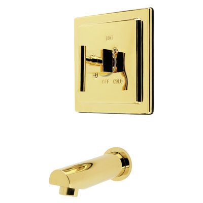 Robinet de baignoire à pression équilibrée à poignée simple Kingston Brass Claremont
