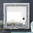 Faustine Glam Crystal Accent Wall Mirror-1413503191