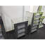 Nova 3 Drawer Mirrored Bedside Table