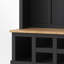 Arbre d'entrée 79 po avec banc de rangement, rangement pour chaussures d'entrée, 13 compartiments et 6 crochets, noir-102440687