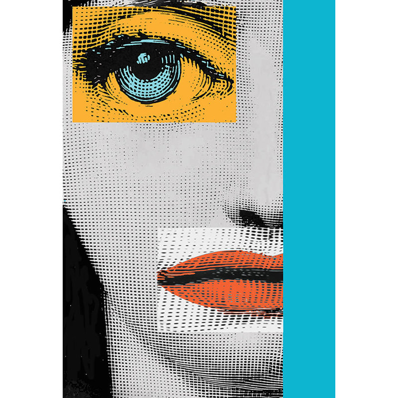 Profile 5 Print by Jeffrey Goodman, 54.75" H x 37.75" W, Image Brush Gel