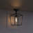 Crattic 1-Light Lantern Semi Flush Mount