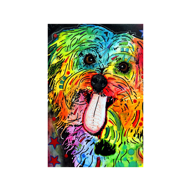 Shih Tzu 1 Piece Wrapped Canvas Wall Art, 66.04 cm H x 45.72 cm W x 1.91 cm D