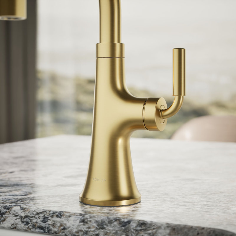Tone Single-Handle Bar Sink Faucet, Brushed Brass