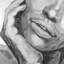 Irresistible Lips - Toile monochrome pour femme-119180557
