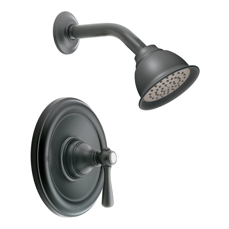 Kingsley Temperature Control Shower Faucet, Antique Nickel