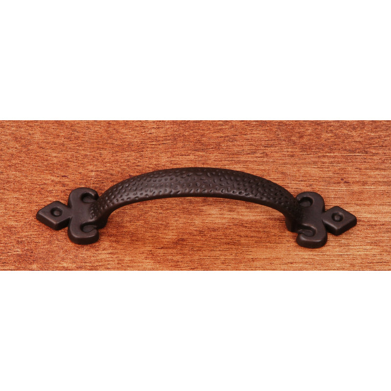 Poignée de cou 3 "Divet Indent, Bronze huilé