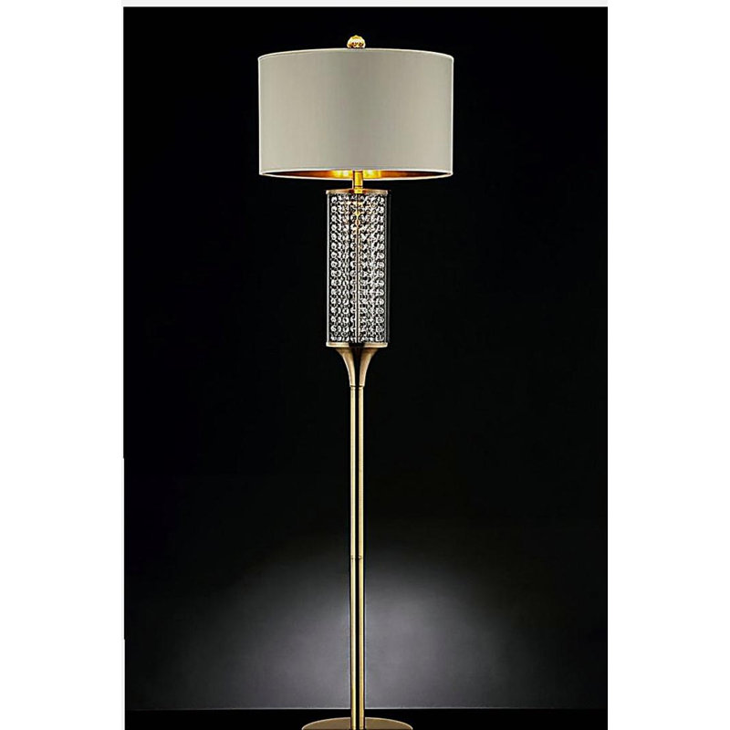 Lampe sur pied en cristal 62,25 pouces