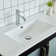 Boyette 108'' Double Bathroom Vanity with Ceramic Top with Mirror