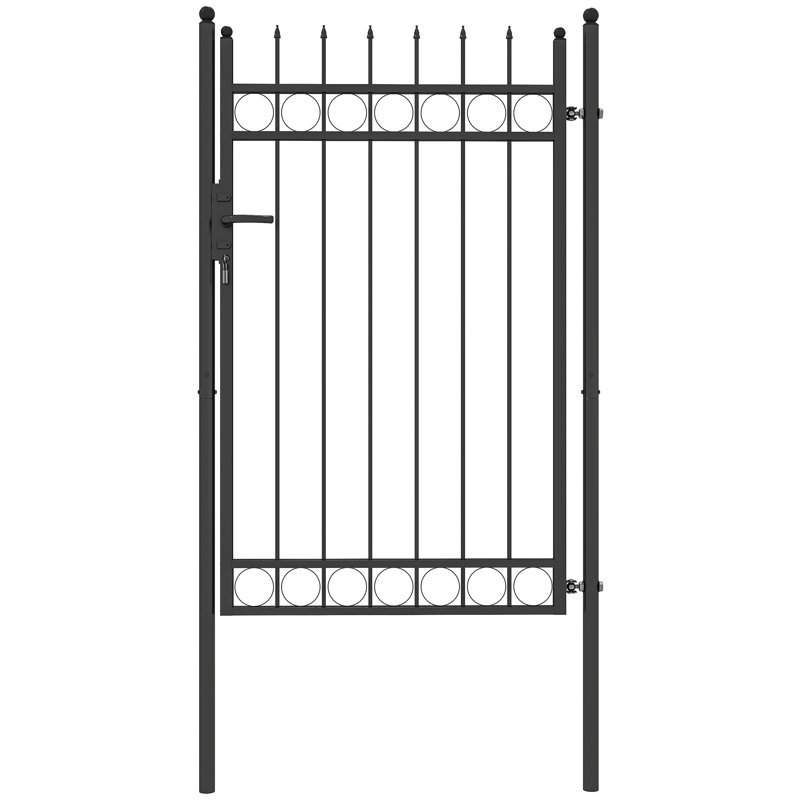 204cm H x 105cm W Galvanised Steel Gate