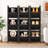 Mitsuko 14.57'' W Metal Storage Rack-1513756931