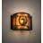 Daouda Steel Flush Mounted Sconce