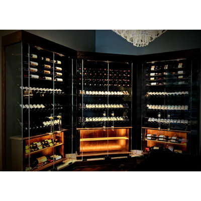Indurial Metal Wall Mounted Wine Bottle Rack