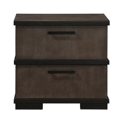 Table de chevet 2 tons avec 2 tons
