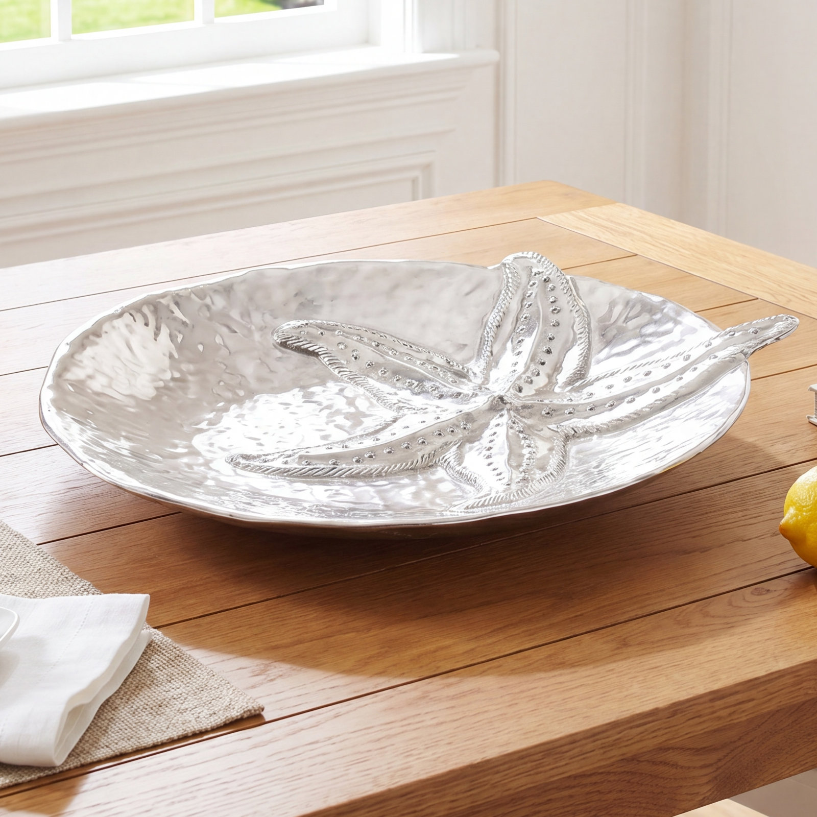 Seaside Recycled Sandcast Aluminum Bowl