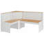 2 -Person Pine Solid Wood Dining Set-1999381531