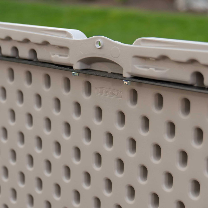 Desert Sand 80 Gallon Polyethylene Lockable Deck Box