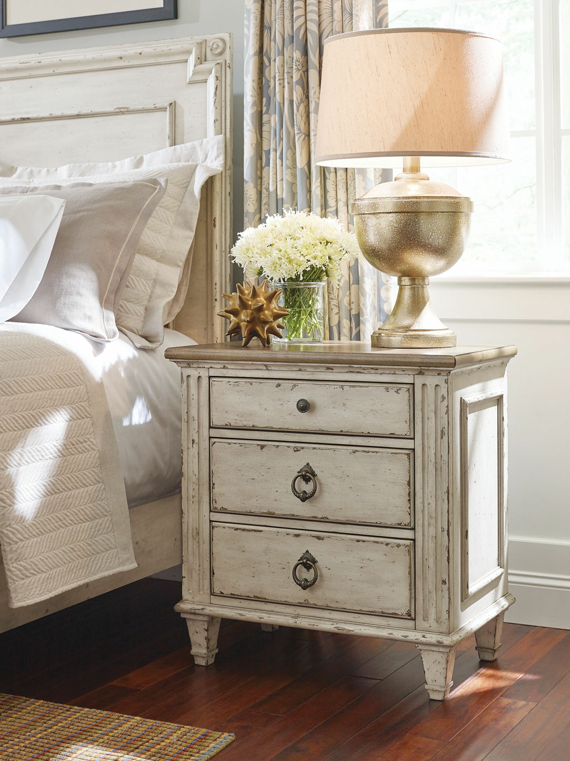 Ophelia & Co. Dicha 3 Drawer Nightstand & Reviews | Wayfair