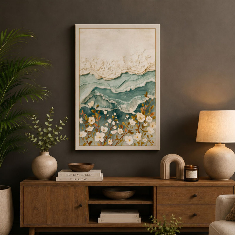 Print, 30x20 - 76.2 x 50.8 cm, Sage Border
