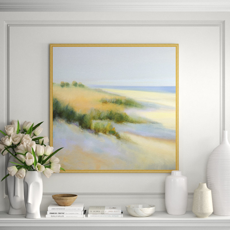 The Dunes' Framed Print on Canvas